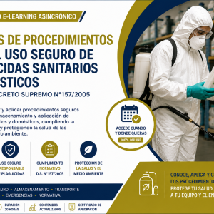 Análisis de procedimientos para el uso seguro de plaguicidas sanitarios y domésticos según el Decreto Supremo N°157/2005